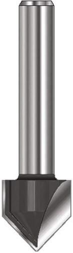 Ent v-groeffrees hm 90 graden a 12.7mm, kolf 8mm - 7912048