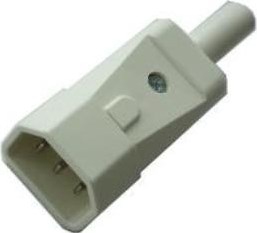 Enzo apparaatstekker wit 70 graden 6a 6173530