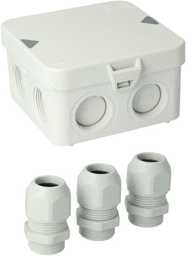 Enzo attema kabeldoos attema ak1 + 3 wartels m25 ip65 - 4034022