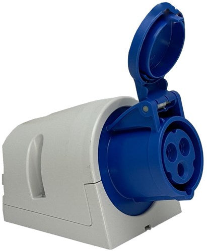 Afbeelding laden in galerijviewer, Enzo cee 3p 16a 230v opbouw wcd blauw - 6315130
