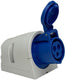 Enzo cee 3p 16a 230v opbouw wcd blauw - 6315130