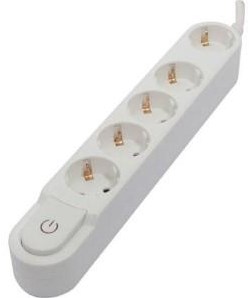 Enzo chacon design tcd ra 5v 3m 3x1,5qmm schakelaar wit - 6872810