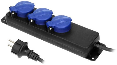 Enzo chacon tafeldoos swd ip44 4v zwart met klep 3x1,5qmm 3m 6871970