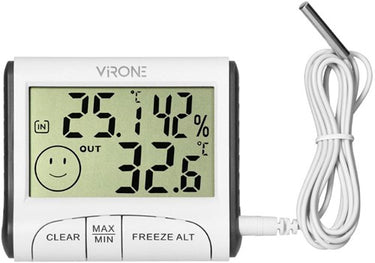 Enzo chacon weerstation met draadloze buitensensor+barometer kleur 8150190