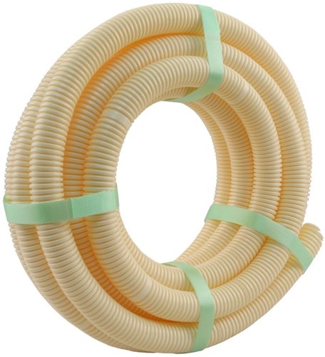 Afbeelding laden in galerijviewer, Enzo flexibele pijp 5 8 16mm creme 20 meter - 4031041
