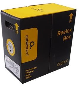 Afbeelding laden in galerijviewer, Enzo gembird utp cat5e 4x2 awg24 305m grijs massief - 1381532
