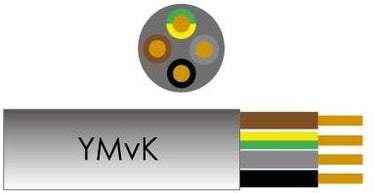 Enzo kabel ymvk 4x2,50 qmm rol 100m - 1253950