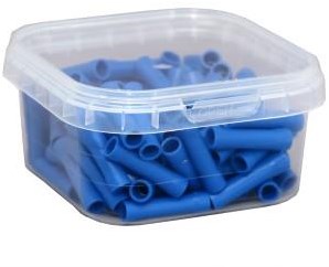 Enzo kabelschoen vork blauw 6.4mm - 4433410