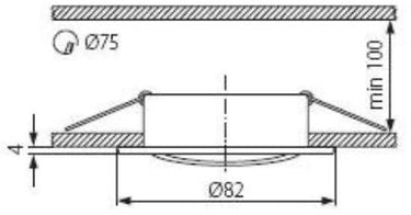 Enzo kanlux inbouw spot 50mm verstelbaar wit 5013131