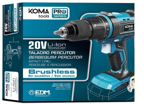Afbeelding laden in galerijviewer, Koma tools accu boormachine | koolborstelloos | 20v | zonder accu - 6490105
