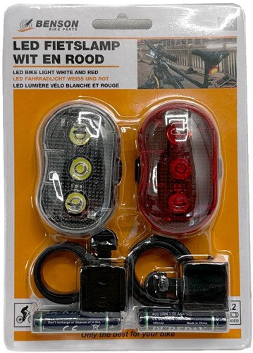 Afbeelding laden in galerijviewer, Enzo fietslampenset 2 delig
