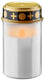 Enzo led rouwlicht | 12cm met timer | wit (excl. 2xc batterij) | herinneringslicht | graflicht | rouwlicht - 5099412