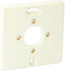 Enzo montageplaat 1-voudig creme 4050730