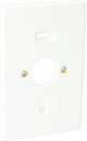 Enzo montageplaat 2-voudig wit 4050720