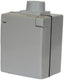 Enzo perilex opbouw stopcontact | 16a | swd | grijs | abl 2441860 - 4052965