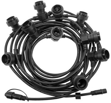 Enzo prikkabelset | 10m | met 10 e27 fittingen | koppelbaar - 1253800