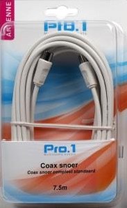 Afbeelding laden in galerijviewer, Enzo pro-1 coax snoer compleet standaard 7.5 meter - 9291408
