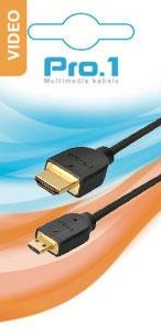 Afbeelding laden in galerijviewer, Enzo pro-1 hdmi kabel a naar d micro 5 meter 1.4 - 9285030
