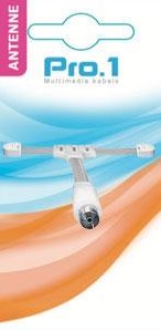 Afbeelding laden in galerijviewer, Enzo pro-1 lint antenne met coax plug 1,5 meter 9293005
