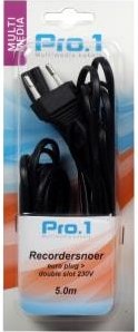 Afbeelding laden in galerijviewer, Enzo pro-1 recordersnoeren 230 volt 5 meter - 9296210
