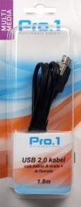 Afbeelding laden in galerijviewer, Enzo pro-1 usb kabel a-male -> a-female 1,8 meter 9280220
