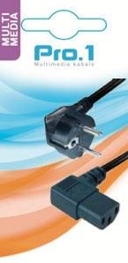 Afbeelding laden in galerijviewer, Enzo pro-1 voedingskabel 230 volt voor computer 1,5 meter haaks - 9278700
