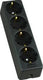 Enzo tafelcontactdoos ra 4v langwerp.zwart pq 6871930