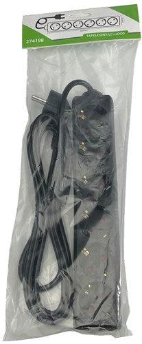 Enzo tafeldoos 4v ra 3x1,5qmm 3 mtr zwart 6872600