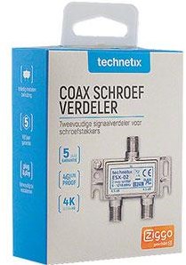 Load image into Gallery viewer, Enzo technetics esx-02 - tweeweg verdeler f-connector - 2074030
