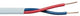 Enzo thermostaat kabel 2x0.6 qmm wit rond massief - 1381638