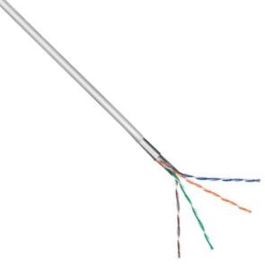 Load image into Gallery viewer, Enzo utp cat5e 4x2 awg24 100m grijs massief - 1381530
