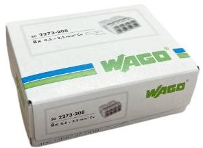Load image into Gallery viewer, Enzo wago lasklem 8x0,5-2,5mm transgrijs ds50 - 4047228
