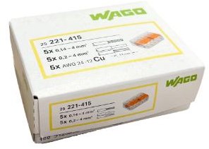Load image into Gallery viewer, Enzo wago lasklem hersluitbaar 5-voudig ds 25 st. - 4047215
