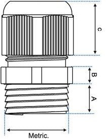 Load image into Gallery viewer, Enzo wartel pvc | m20 | zwart | ip68 wiska per stuk - 4084754

