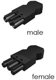 Enzo wieland aansluitsnoer 2m 3x1,5mm2 70â° gst18 - 1066304