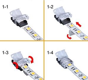 Afbeelding laden in galerijviewer, Enzo w.w. hippo quick connector voor strip 10mm ip65 4380110
