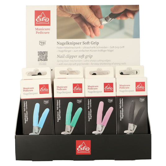 Erbe solingen nagelknipper soft grip display (erbe2916)