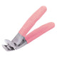 Erbe solingen nagelknipper soft grip roze 8,5cm (erbe92692)
