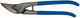 Erdi ideaalplaatschaar | lengte 260 mm links | staal max. 1 mm | rvs max. 0,8 mm | 1 stuk - d216-260l - d216-260l