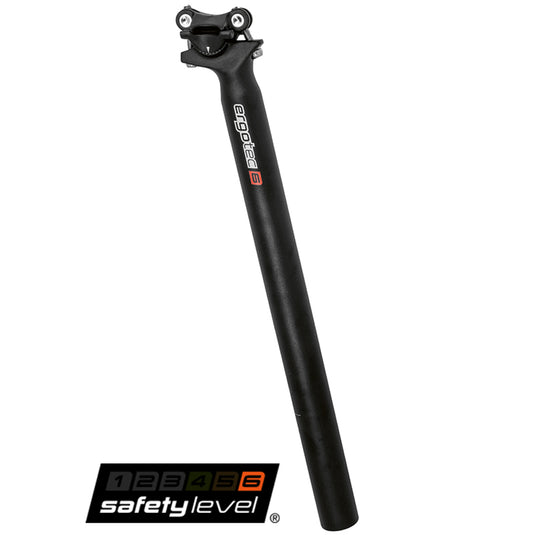 Ergotec Zadelpen Skalar 30.9x400mm Alu zwart