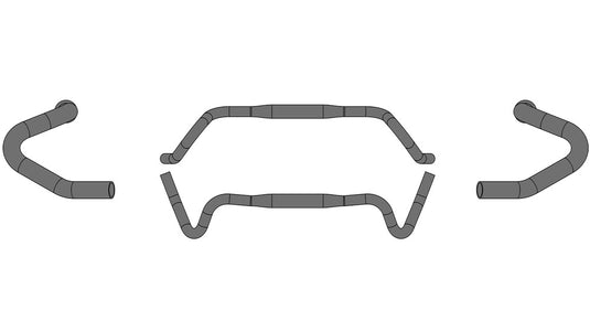 Ergotec Stuur Gravel Urban Adventure ø31,8x440 580 zwart