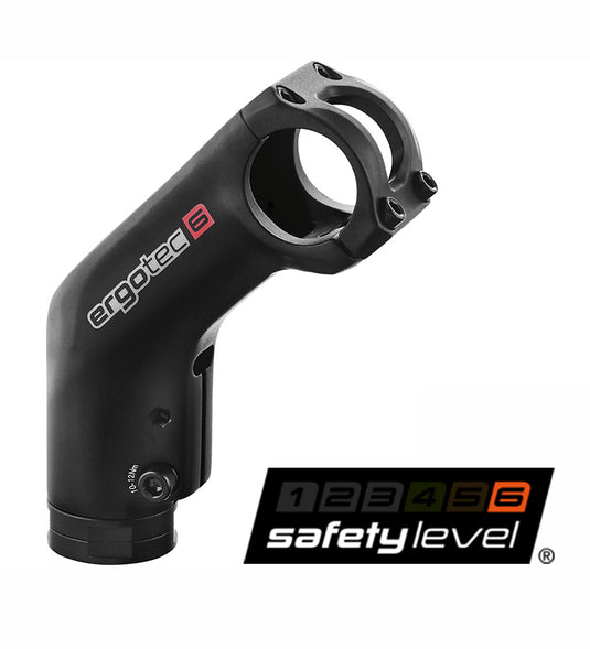 Ergotec stuurpen HighBarracuda Ahead 28.6 31.8, 110mm, 45°