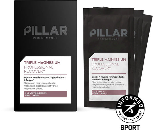 Pillar performance triple magnesium travel pack 15x5g