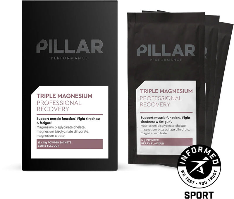 Load image into Gallery viewer, Pillar performance triple magnesium travel pack 15x5g
