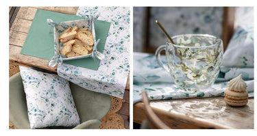Ambiente tray melamine eucalyptus all over 13x21cm