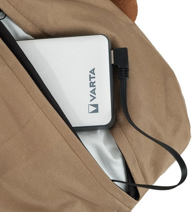 Eurom warmigo taupe | warmtekussen | tot 10 uur warmte | powerbank 20.000 mah meegeleverd | instelbaar in 3 standen | 346602
