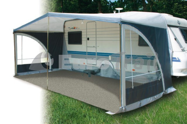 Load image into Gallery viewer, Eurotrail Camptex Tenttapijt 300 x 400 cm PVC nylon Blauw
