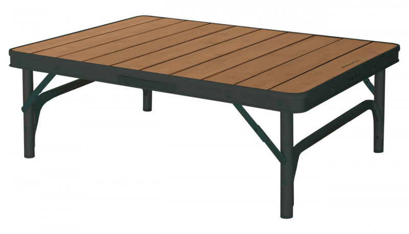 Load image into Gallery viewer, Eurotrail Kampeertafel Charelle 75 x 55 cm bamboe bruin zwart
