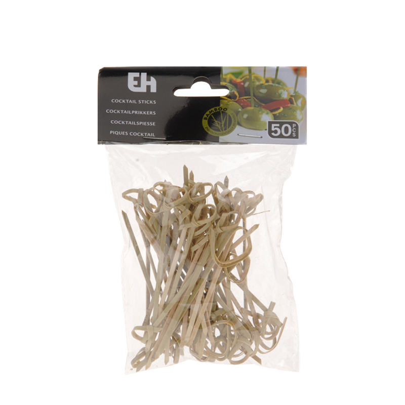 Afbeelding laden in galerijviewer, Excellent houseware aperitief stokjes bamboo 50st
