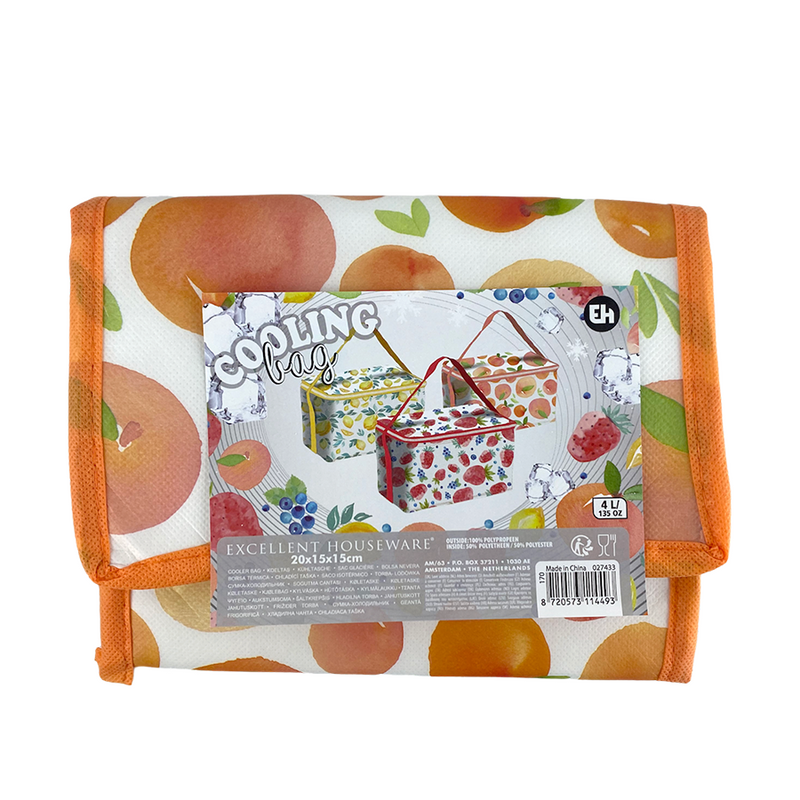 Afbeelding laden in galerijviewer, Excellent houseware koeltas peach 4l
